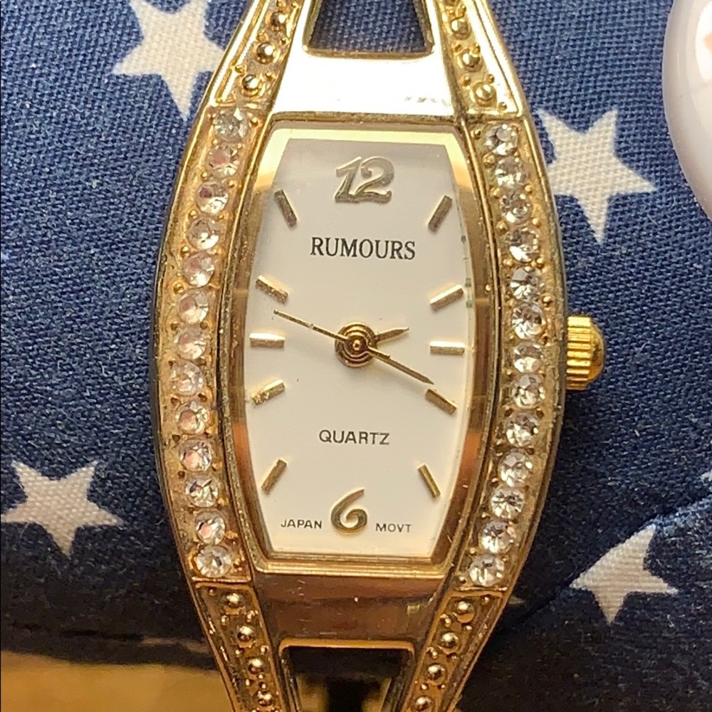 Rumours Japan movement gold colored watch